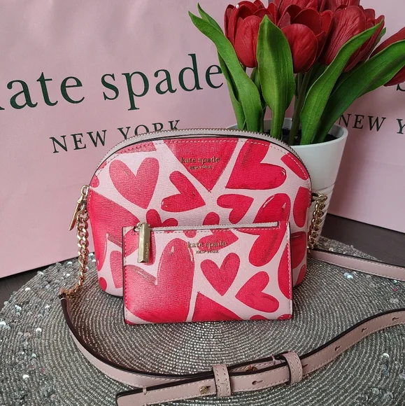 Kate Spade ❤  Cameron Street Hilli Heart Bag & Wallet Set - Picture 2 of 15